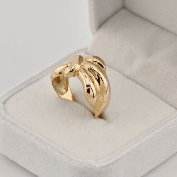 10K Rose Gold Undulating 2 Ring