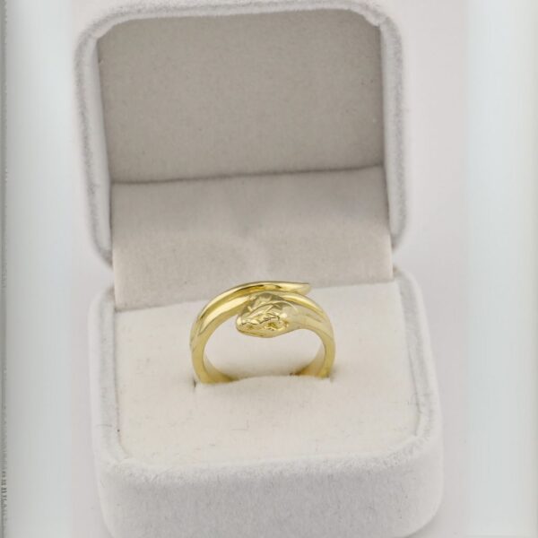 10K Yellow Gold Snake Ring