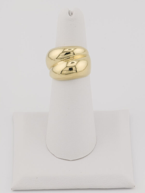 10K Yellow Gold Lips Ring - Image 3