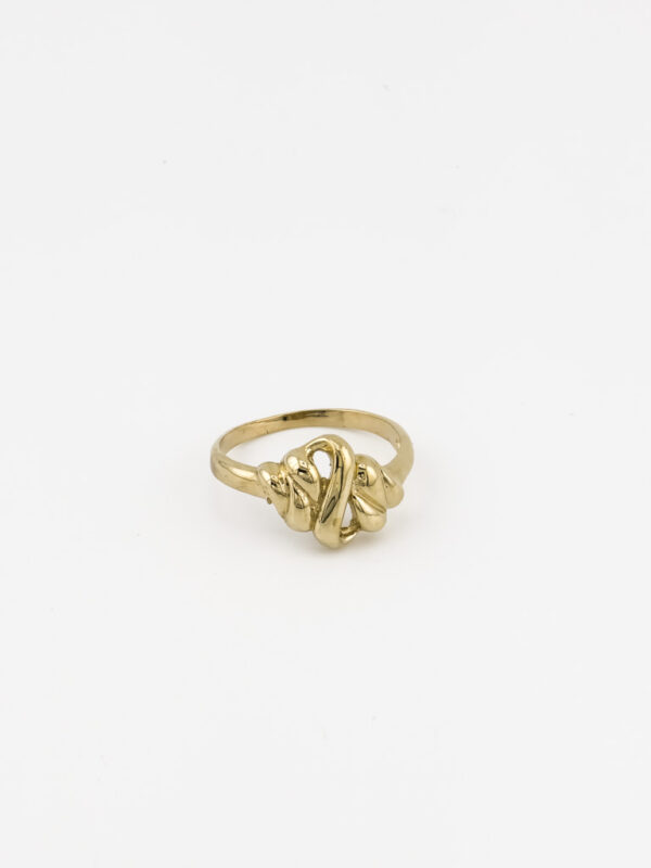 10K Yellow Gold Knot Ring - Image 3