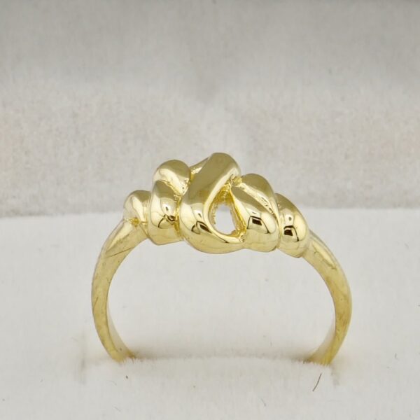 10K Yellow Gold Knot Ring - Image 2