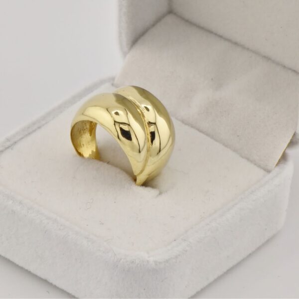 10K Yellow Gold Lips Ring