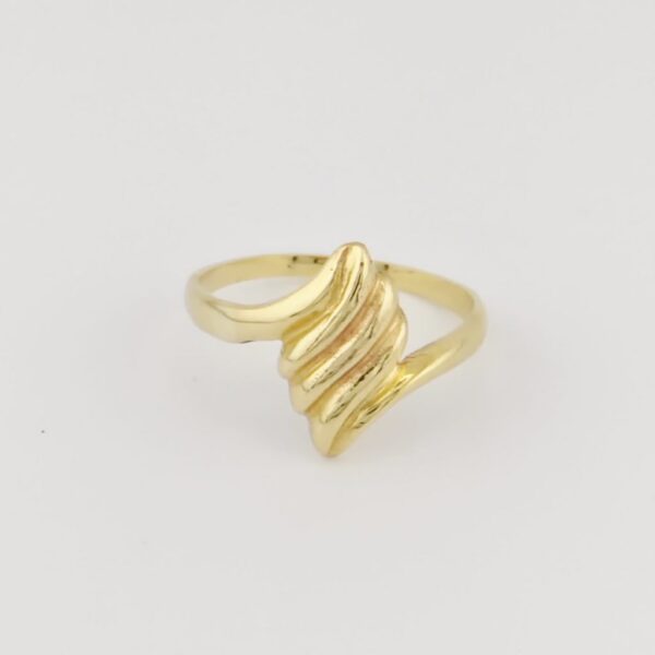 10K Yellow Gold Wing Shape Ring