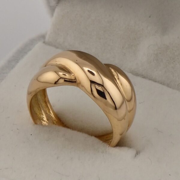 10K Rose Gold Free Shape Ring - Image 2