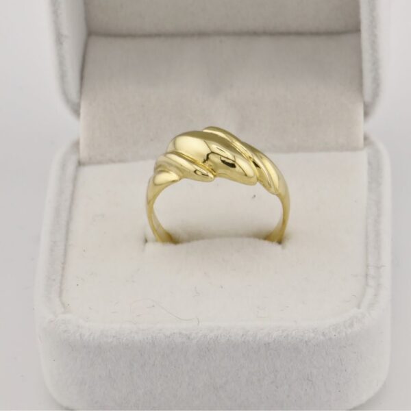 10K Yellow Gold Free shape Ring