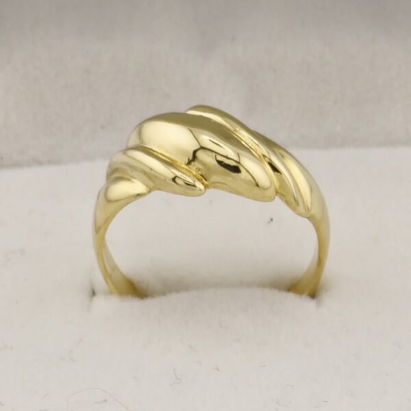 10K Yellow Gold Free shape Ring - Image 2