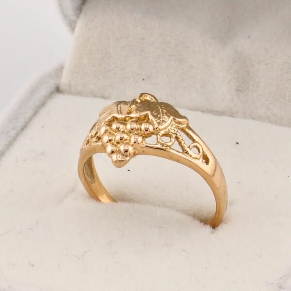 10K Rose Gold Grape Ring - Image 2