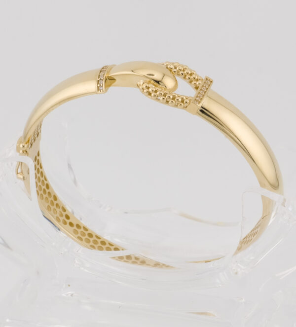 14K Yellow Gold 9mm Fashion Bracelet - Image 2