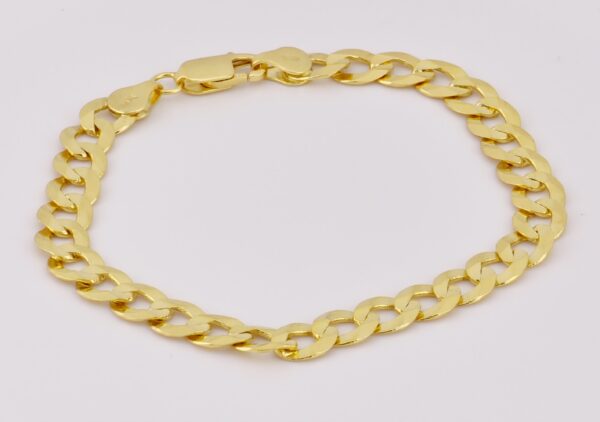 14k Yellow Gold Curb Link Bracelet