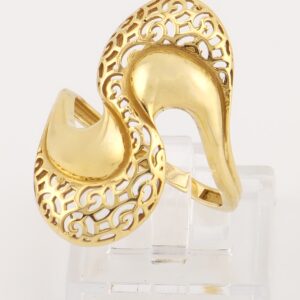 14K Gold Statement Ring